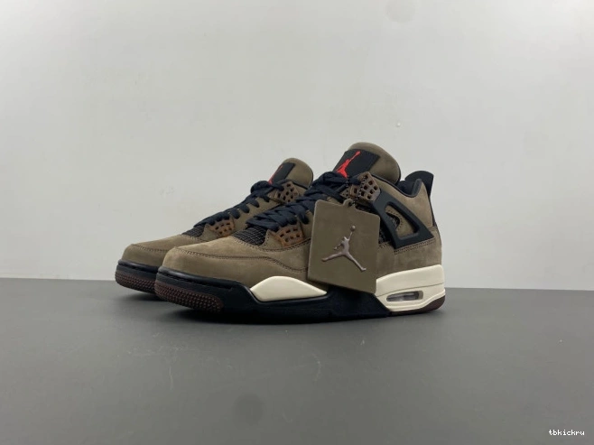 Cheap TBkick AJ4-882335 Air Brown TS Jordan 4 Travis Scott x Retro 0816
